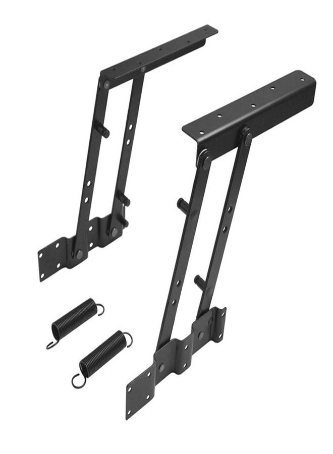 Boshen Lift up Top Modern Coffee Table Desk Mechanism Hardware Fitting Convertible Furniture Hinge Spring Stand Rack Bracket 240mm/9.45 Inch (Spring-actuated) - Image 2